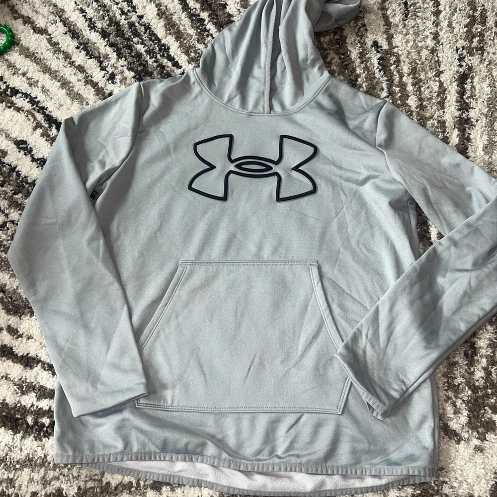 Under armour grey sweatshirt, size medium